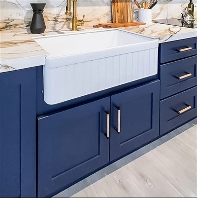 All Blue Kitchen Cabinets